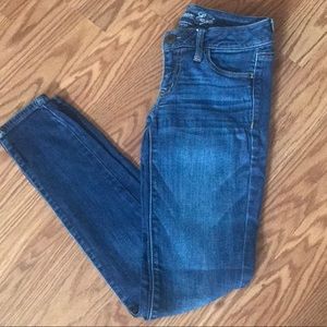 VINTAGE AMERICAN EAGLE STRETCH DENIM JEGGINGS